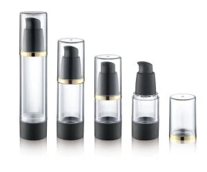 Schwarze Airless Pumpe Flasche 30ml
